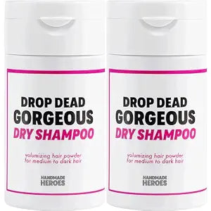 Handmade Heroes Non Aerosol Dry Shampoo 2 pack - Absorbs Oil, Volumizing