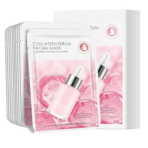 Collagen Face Masks, Pack of 10