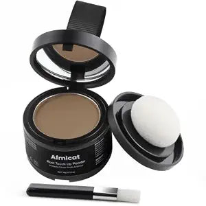 Hairline Powder, Root Touch Up Powder for Gray Hair, Light Brown