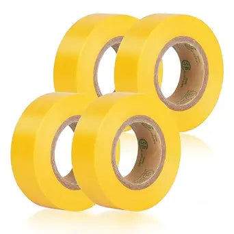 GEYYANG Yellow Electrical Tape, 4 Pack