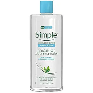 Simple Water Boost Micellar Cleansing Water, Sensitive Skin, 13.5 oz