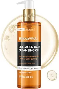 Cleansing Oil for Face - SPF, Buildup & Makeup Remover, Vegan - 6.76 fl oz