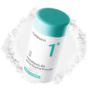 numbuzin No.1 Powder | Pantothenic B5 Active Drying Powder | Spot Treatment Acne, Pantothenic Acid, Niacinamide, Madecassoside | Excess Oil Control, Flattens Cystic Acne, Breakouts | 0.24 oz.