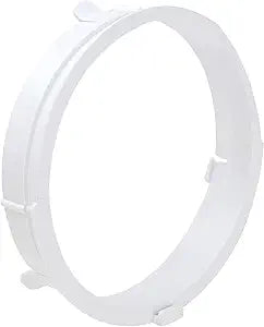 Adjustable Air Conditioner Exhaust Adapter - Universal Hose Connector for KYR35 Portable AC Units, ABS White Ventilation Interface