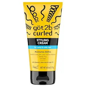got2b Curled Styling Cream, Curl Defining Cream for Curly Hair
