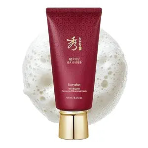 Sooryehan Hyobidam Fermented Cleansing Foam (5.4 fl oz) - Korean Skincare for Thorough Cleansing, Moisture Retention, and Softening Effects. with Baekhyodan™ to Remove Impurities