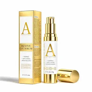 Caffeine Eye Serum, Eye Serum for Dark Circles and Puffiness with Retinol, Hyaluronic Acid and Peptides, 0.7 fl oz / 20 ml