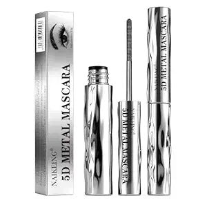 Waterproof Mascara for Older Women - Metal Mascara Wand - 5D Curling
