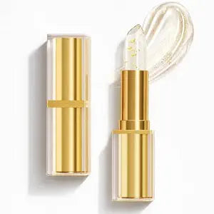 QIC Color Changing Lipstick, Moisturizing Skin-Adaptive Lipstick with Glossy Pink Shine, for Older Women