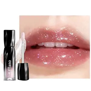 Clear Shimmer Lip Gloss, High Shine Hydrating Shimmer Tinted Lip Topper