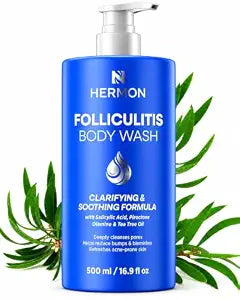 Hermon Folliculitis Body Wash with Tea Tree Oil