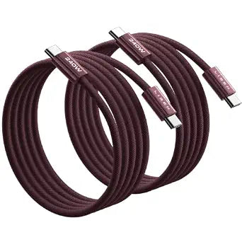 LISEN USB C to USB C Cable, 240W Fast Charging Cable (6.6FT+6.6FT)