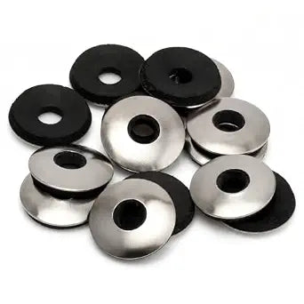 BCP Fasteners 1/4" #14 Stainless Steel EPDM Washers, 100 Pack