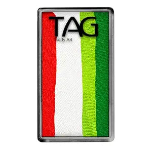 TAG Face and Body Paint - 1 Stroke Split Cake 30g - Candy Cane Forest