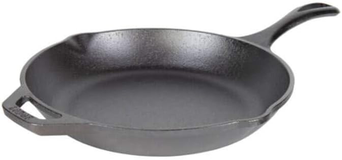 Lodge Chef Collection 10 Inch Pre-Seasoned Cast Iron Skillet, Perfect Sear