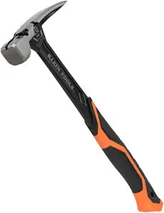 Klein Tools H80920S Smooth Face Framing Hammer with Straight Claw, 20-Ounce