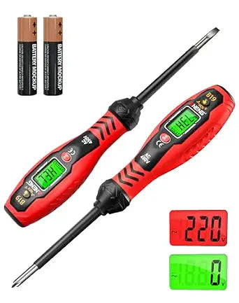 ANENG Non-Contact Voltage Tester, 2-in-1 Slotted/Crosshead Screwdriver Pen