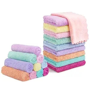 UNIMADE Makeup Remover Cloths, 20 Pack Reusable Microfiber Face Wash Cloths