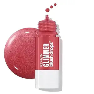 Revlon Glimmer Blush Drops, 103 Field of Roses, 0.32 fl oz