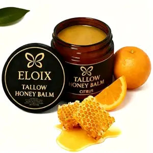 Tallow Honey Balm, Beef Tallow for Skin, Organic Beef Tallow Balm