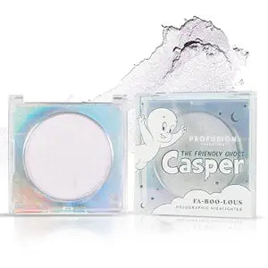 Profusion Cosmetics Casper the Friendly Ghost Fabulous Holographic Highlighter for Supernatural Glow and Effortlessly Blend for Perfect Subtly Shimmering Radiance With Long Last Wearing