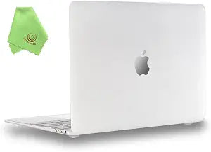 UESWILL Case for MacBook (Retina, 12 inch, 2015-2017), Frosted Clear