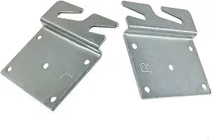 2Pcs Heavy Duty Universal Wood Bed Rail Hook Plates
