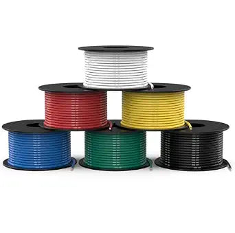 NAOEVO 20 Gauge Wire, Tinned Copper Silicone 20 AWG Automotive Wire, 300FT