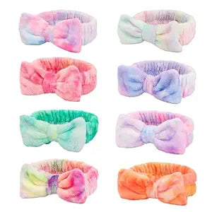 Spa Headbands for Girls, Skincare&Makeup Headband for Washing Face, 8pcs