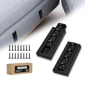 XEENLORA Sectional Couch Connectors 2 Pack, Interlocking Couch Connector Brackets, Heavy Duty Sofa Connectors for Sectionals, Keep Sectional from Sliding Apart, Furniture Parts