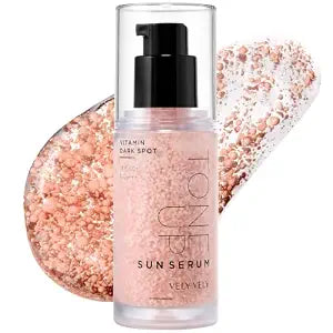 VELY VELY Vitamin Tone Up Sun Serum SPF 50+ PA++++ Korean Skincare 1.01 oz