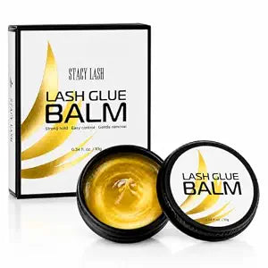 STACY LASH Lift Glue Balm Lash Lift Adhesive Strong Sticky Eyelash Perm Glue Balm Eye Lash Curling Lamination Gel Korean Beauty (10g/0.35oz)