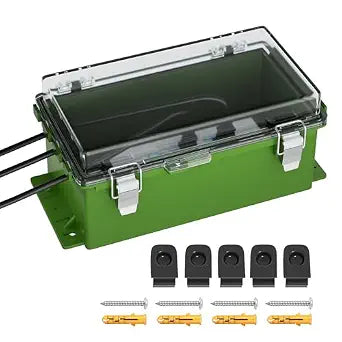 Joinfworld Medium Waterproof Outdoor Electrical Box 9x5x4.3