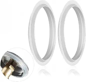 2Pcs Bathroom Sink Plug SiliconeSeal Washers, Bathroom Pop Up Sink Plugs Replacement Washers 31mm