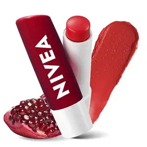 NIVEA Lip Balm, Pomegranate Shine, 4.8g