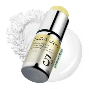 numbuzin No.5 Glutathione TXA Dark Spot Ampoule, Targeted Tone Care Concentrate for Dark Spots & Uneven Skin, Tranexamic Acid, Niacinamide, Vitamin Tree Water, Korean Skincare, 10.7g