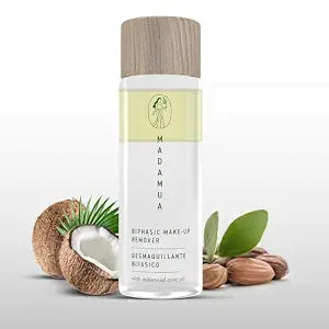 Biphasic Waterproof Eye Makeup Remover - Millennial Olive Oil Based Gentle Natural & Organic Mascara Remover, Travel Size & Liquid, Moisturizing Care Eye Make up Removal Liquid for Sensitive Skin