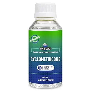 Cyclomethicone Liquid (4.05 fl oz / 120 ml) - Cosmetic Grade For DIY Serums Lotions Hair & Body Care