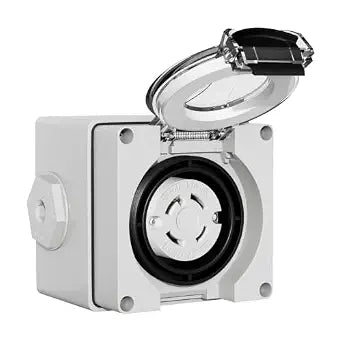 NEMA L14-30C Locking Female Plug Box 30A 125/250V ETL Listed