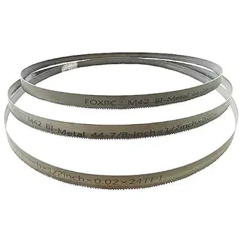 FOXBC 44-7/8-inch Bandsaw Blades 24 TPI, 44-7/8" x 1/2" x .020", Replacement for DeWalt DW3984, Milwaukee 48-39-0531 Portable Band Saw, 3-Pack