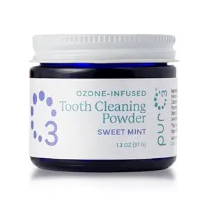 PurO3 Ozonated Toothpaste Powder, Natural Teeth Whitening & Plaque Remover