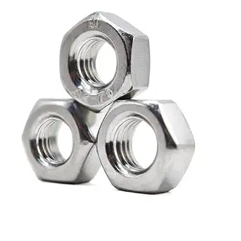M8 x 1.25mm Hex Nuts (40pcs) 304 Stainless Steel Hex Hardware Nuts Reusable Standard Metric Coarse Thread Nuts for DIY Home Automotive Industrial