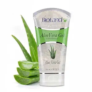 Bioland Aloe Vera Gel – Freshly Harvested & Cold Processed – Hydrating Gel for Sunburn Relief – Daily Moisturizer for All Skin Types – 10.14 fl oz (300 mL)