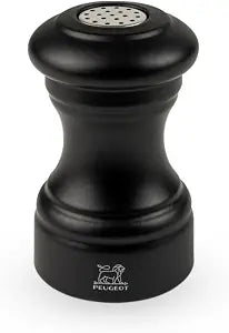 Peugeot Bistro Salt Shaker, 3.5 in, Matte Black, PEFC Beech Wood