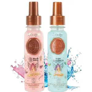Hair Perfume - DUO Protector Termico para Cabello, Desenredante y Control Frizz Con Feromonas, Protección Solar - Ritual Seducción y Ritual Tentación Floral y Frutal 120ML - Leave in Conditioner Spray