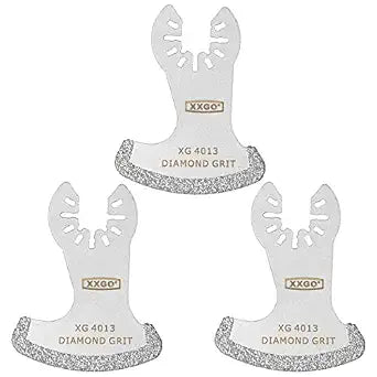 XXGO 3 Pcs Diamond Grout Multitool Blade for Grout Remover XG3001S