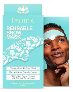 Pacifica Reusable Brow Mask ��� 100% Silicone Forehead Wrinkle Patch for Brow Lift, Reusable Anti-Wrinkle Pad Smooths Frown Lines, Vegan, Fragrance-Free, Vegan & Cruelty-Free, 1 Piece