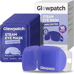 16 Pack Steam Eye Masks Disposable for Dry Eyes, Unscented