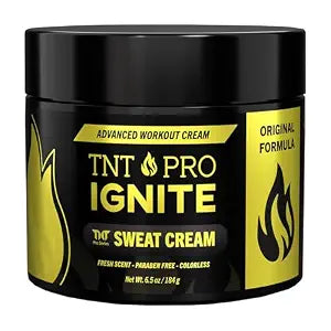 TNT Pro Ignite Sweat Cream - Sweat More. Heat Up. Train Harder - Your Secret Weapon in the gym to turn up the heat for more sweat every session