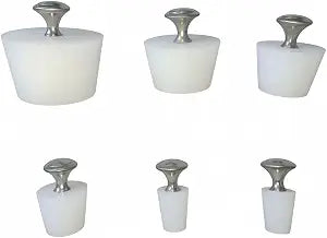 Bathtub Stopper: Servineart 6 PCS Bathtub Plug, Silicone Tub Stopper Drain Plug With Pull Tab for Kitchen, Bathroom and Laundry Sink Drains, Bath Tub Stoppers